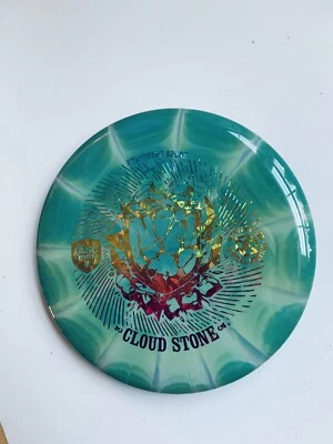 Green Discmania Cloud Stone Lux Vapor Prototype Spore Rainbow Shatter  Golf Disc - Image 1 of 4