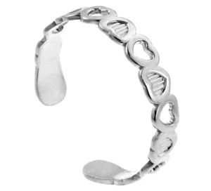 Heart Silver Toe Ring - Picture 1 of 3