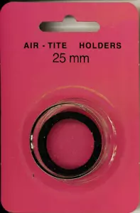 Air Tite 25mm Black Ring ($5 Gold/Canada 1/2oz Gold Maple Leaf) Coin Capsule (1) - Picture 1 of 1