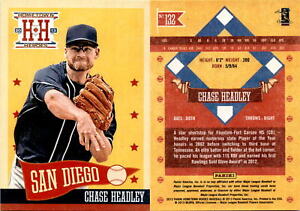 Chase Headley 2013 Panini Hometown Heroes Baseball Card 132  San Diego Padres