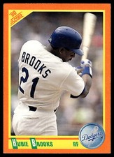 1990 Score Rookie & Traded #34T Hubie Brooks See Scan