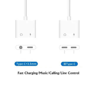USB-C Type C to 3.5mm Aux Audio Headphone Adapter For Samsung Galaxy S21/Note 20 - Picture 1 of 24