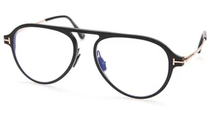 NEW TOM FORD TF5972-B 002 Black Eyeglasses Frame 54-17-145mm B46mm Italy - Picture 1 of 10