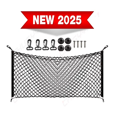 Trunk Rear Envelope Style Organizer Mesh Cargo Net for CADILLAC STS 2005-2011 - Image 1 of 4