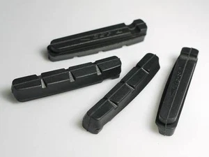2 PARES PASTILLAS DE FRENO BICICLETA DE CARRETERA ZAPATAS LLANTAS DE ALEACIÓN TRAJE PARA SRAM Red Force Rival TRP - Imagen 1 de 5