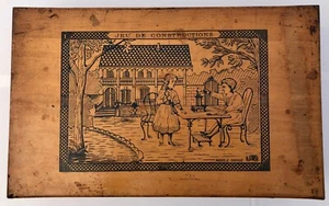 French Early 1900s Wooden Construction Game, Beautiful Architectural Details - Picture 1 of 10
