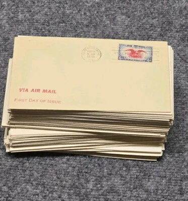 First Day Cover Envelopes Lot 117 Vintage 1938-1960s Huge Lot Collectors Stamps - Image 1 of 4