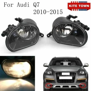 New Pair Of Front Bumper Halogen Fog Lights Lamps LH RH For Audi Q7 2010-2015 US - Picture 1 of 9