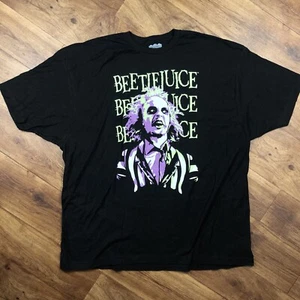 Beetlejuice Herren T-Shirt Gr. 3XL schwarz kurzarm Beetlejuice Print - Bild 1 von 6