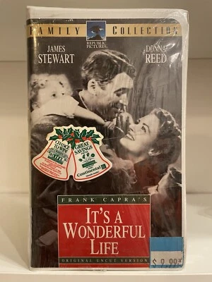 It's A Wonderful Life VHS w/ Cards *Sealed - Image 1 of 4