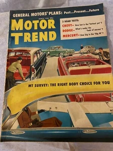VINTAGE Motor Trend - March 1956 - 56 Dodge Chevrolet Mercury road test - Picture 1 of 9