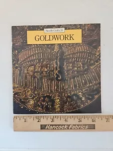 RARE OOP HTF Needle Crafts 20 GOLDWORK Embroidery 1986 Trade PB Book Reprint LTK - Picture 1 of 11