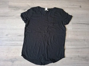 top neuw. schwarzes H&M Shirt Gr. S Miss sexy Oversize Tasche - Bild 1 von 3