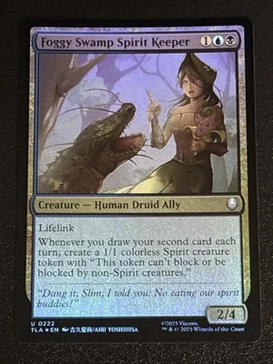 MTG Avatar: The Last Airbender Foggy Swamp Spirit Keeper Foil 0222 NM - Image 1 of 2
