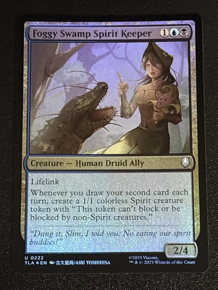 MTG Avatar: The Last Airbender Foggy Swamp Spirit Keeper Foil 0222 NM - Image 1 of 2