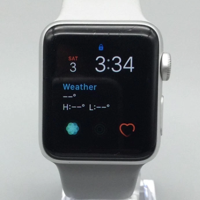 Apple Watch Series 3 Smart Watch Unisex 38mm Untested For Parts or Repair - Image 1 of 4