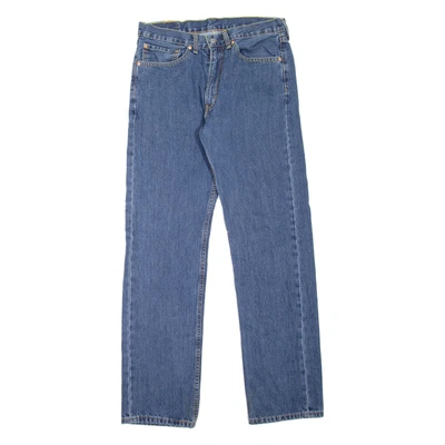 LEVI'S 505 Jeans Mens Blue Regular Straight W30 L34 - Image 1 of 4