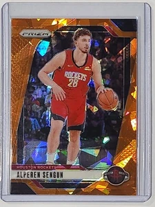 Tarjeta Alperen Sengun 2024-25 Panini Prizm Orange Ice Houston Rockets No.201 - Imagen 1 de 2