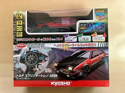 Kyosho Egg First Mini-Z Toyota Sprinter Trueno AE86 Red/Black 66613 Hachiroku - Image 1 of 4