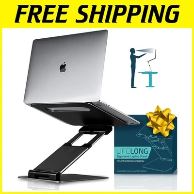 Portable Standing Desk & Laptop Riser - Ergonomic Support for 10-17 Inch Devices - Image 1 of 4