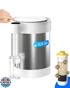 Waterdrop Wiederaufladbares Nicht-Schwerkraft Wasserfiltersystem, 5 Stufen Edelstahl - Bild 1 von 5
