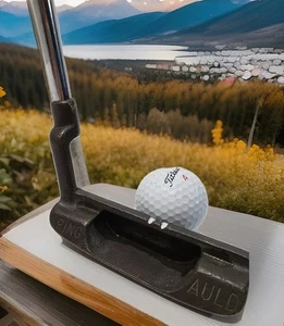 Karsten Ping Auld Putter Double Line Alignment Aid Top 35.5" Tour Grip 1968-73 - Picture 1 of 10
