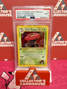 ERIKA'S VILEPLUME | 5/132 | PSA 9 | GYM HEROES 1ST EDITION HOLO | G20 - Bild 1 von 2
