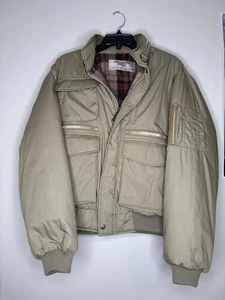 Aircrews Only Camel Goose Feather Jacket Vintage Men’s Large Minor Flaws - Bild 1 von 9