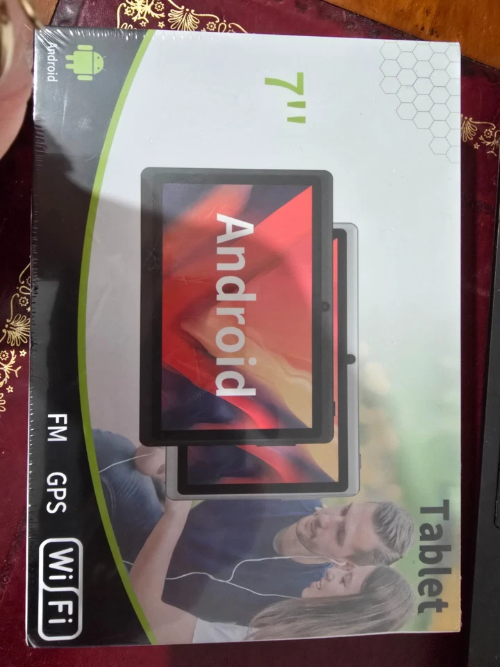 Tablet, 7-Inch Android Portable Tablet, 2GB RAM+32GB ROM BLACK FM GPS WI - Image 1 of 1