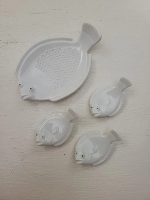 Rallador en forma de pez Joyce Chen ajo jengibre wasabi picar palo restos Japón Foto 1 de 4