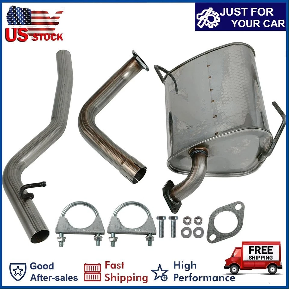 Silenciador de escape de tubo intermedio adecuado para Subaru Outback 2010-2014 2,5 L Foto 1 de 4