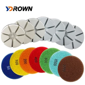 3"Concrete Diamond Polishing Pads Premium Quality Dry Diamond Floor Sanding Disc - Foto 1 di 32