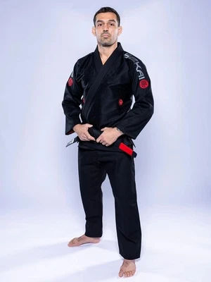 New Fuji Sports Sekai 3.0 "World" Mens Brazilian Jiu-Jitsu BJJ Gi - Black/Grey - Image 1 of 4
