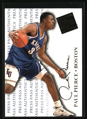 Press Pass Authentics #8 1998 Paul Pierce Foto 1 de 2