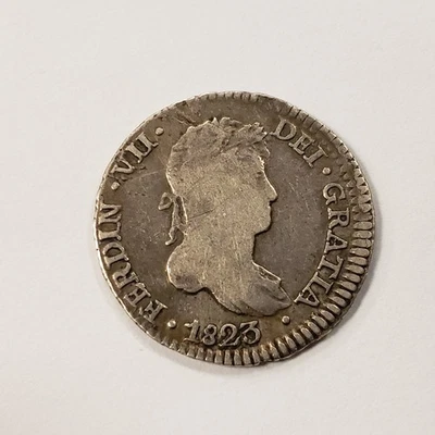 1823 JP Peru 1 Real - Ferdinand VII - KM114.1 - Q1575 - Image 1 of 4