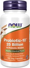NOW Probiotic-10 25 Billion, 100 Veg Capsules