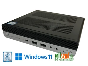 HP EliteDesk 800 G3 Mini PC i5 7600 Quad Core 3,5GHz 16GB 256GB SSD W11 Pro - Bild 1 von 3