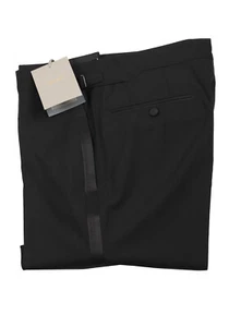 Nuevos pantalones de esmoquin TOM FORD negros cóctel talla 46 IT/30 EE. UU. - Imagen 1 de 3