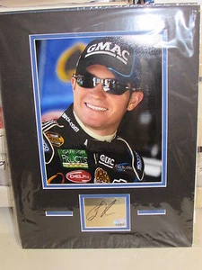 Brian Vickers Double Matted Photo with Autographed Nameplate Fanatics COA - Picture 1 of 4