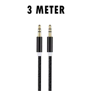 3M 3.5mm Male Plug to Aux Jack in Cable Audio Lead Cord for Car Wire Headphone - Picture 1 of 5