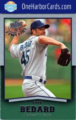 2008 Upper Deck Timeline Seattle Mariners #50 Erik Bedard - Image 1 of 2