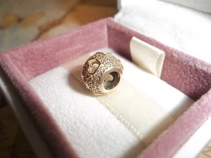 Genuine Authentic Pandora 14ct Gold Tumbling Hearts Charm 750840CZ - G585 ALE - Picture 1 of 3