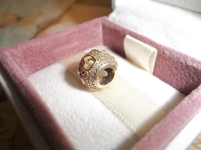 Подлинный подлинный Pandora 14 карат золото Tumbling сердца подвеска 750840CZ - G585 ЭЛЬ - Изображение 1 из 3