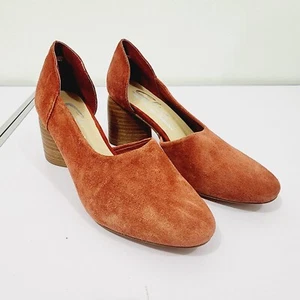 Sbicca Volin Mule Suede Leather Size 6 Rust Vintage Collection German Outsole - Picture 1 of 20
