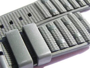 Breitling 321SS Rouleaux Caoutchouc 20mm 20/18 55/110 Rubber green grün I134 - Bild 1 von 10