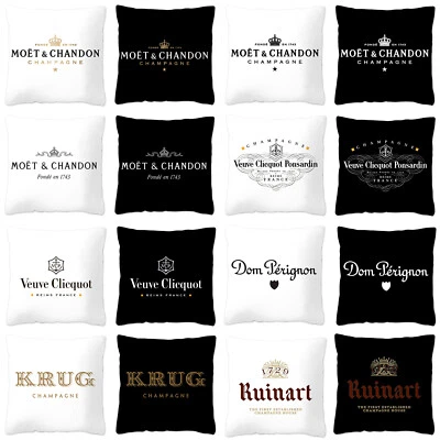 Peach Skin Luxury Pillow Case Decorative Pillows for Sofa Black Cushion Cover - Image 1 of 4