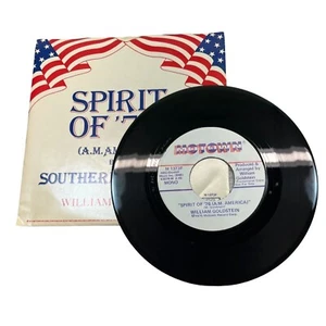 William Goldstein Spirit of '76 / Southern Comfort 45 Jazz Promo + Picture Slv - Picture 1 of 6