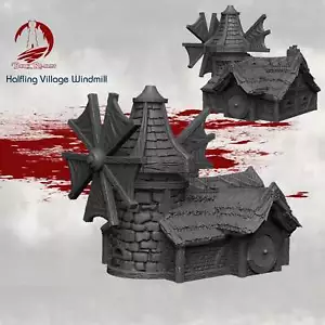 Molino de viento - DND - Mazmorras y dragones - RPG - Conquistador - Mesa - TTRPG - Medio - Imagen 1 de 4