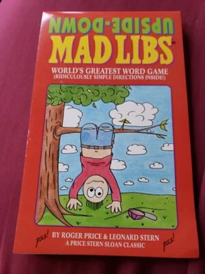 New Vintage Upside Down Mad Libs First Edition 1995 World's Greatest Word Game - Image 1 of 4