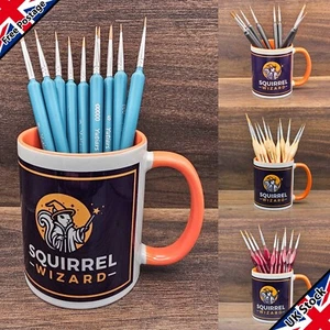 10x Artist Paint Brushes Set Hobbies Miniatures Warhammer Crafts Model Art Tools - Picture 1 of 30